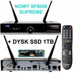 OCTAGON SF8008 SUPREME COMBO UHD 4K 1 X DVB-S2X 1 X DVB-T2/C + DYSK SSD 1TB