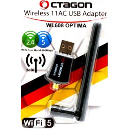 ADAPTER WI-FI OCTAGON WL608 600Mbps 2.4 & 5 GHz DUALBAND