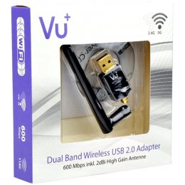 ADAPTER WI-FI - VU+ 600Mbps 2.4 & 5 GHz DUALBAND