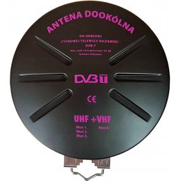ANTENA PŁASKA DOOKÓLNA ZEWNĘTRZNA DVB-T