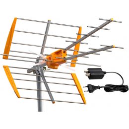 ANTENA ZEWNĘTRZNA TELEVES V+ MIX + ZASILACZ 12V PS-2