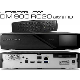 DREAMBOX DM900 RC20 ULTRA HD 4K (2 X DVB-S2X MS) + DYSK 2TB