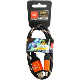 KABEL  HDMI 2.0V 4K UHD - 0,5m