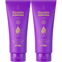 KERATIN HAIR COMPLEX ADVANCED FORMULA SHAMPOO 200ML - 2 SZTUKI
