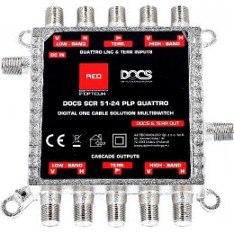 MULTISWITCH OPTICUM RED DOCS SCR 51-24 PLP QUATTRO 