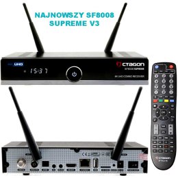 OCTAGON SF8008 V3 SUPREME COMBO UHD 4K 1 X DVB-S2X MS + 1 X DVB-T2/C