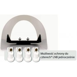 OSŁONA LNB OPTICUM UMBRELLA HEAVY DUTY BOX - DO 4 LNB