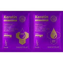 PRÓBKI KERATIN HAIR COMPLEX ADVANCED FORMULA SHAMPOO 5ML + CONDITIONER 5ML