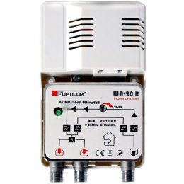 ROZDZIELACZ ANTENOWY ZE WZMACNIACZEM 2/1 OPTICUM WA-20R