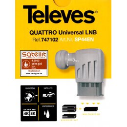 TELEVES QUATTRO SZARY