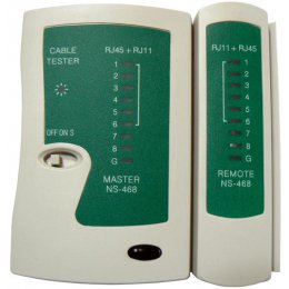 TESTER KABLI RJ45, RJ12, RJ11