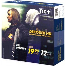 USŁUGA NC+ TELEWIZJA NA KARTĘ Z TUNEREM 2850ST+ 12M NA START