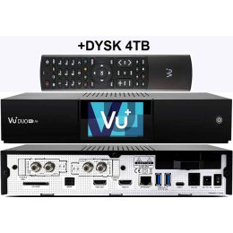 VU+ DUO 4K LITE 2 X DVB-S2X FBC + DYSK 4TB