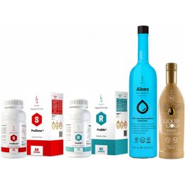 ZESTAW SUPLEMENTÓW WSPOMAGAJĄCY UKŁAD POKARMOWY 